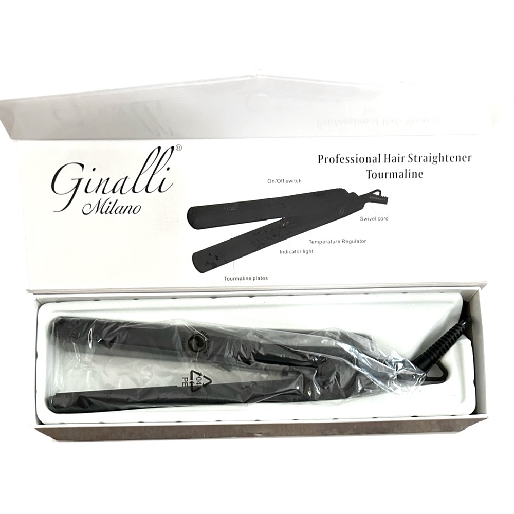 Ginalli Milano Tourmaline Flat Iron(Black/Black)
